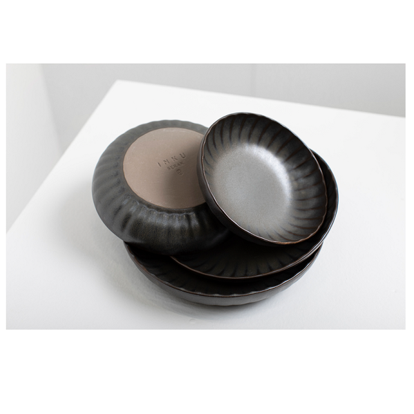 SERAX - Inku - Diep bord 21cm Groen