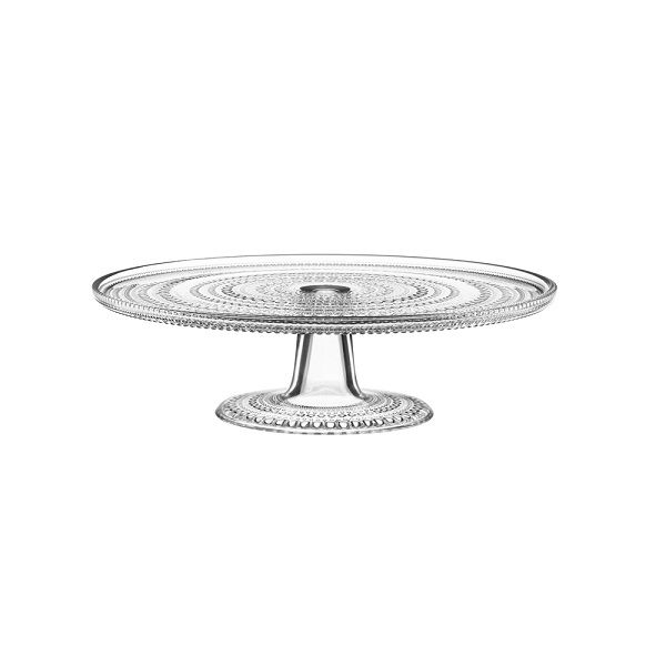 IITTALA - Kastehelmi - Taartschotel op voet 31,5cm helder