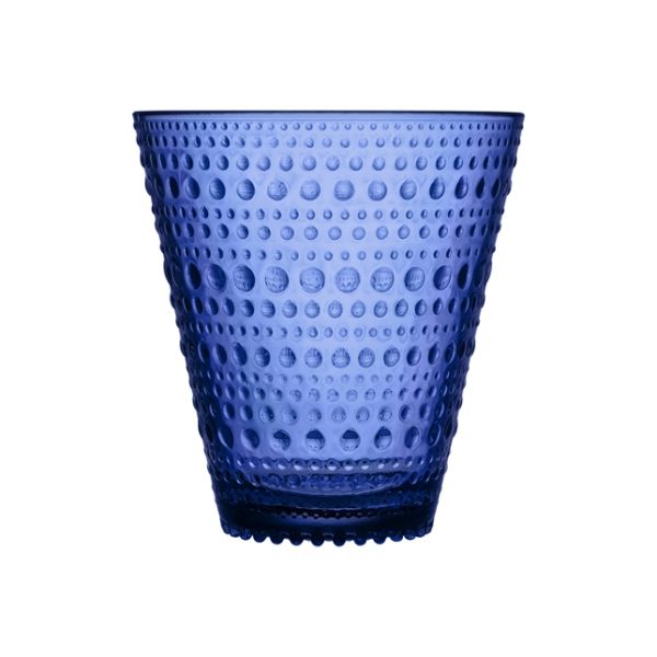 IITTALA - Kastehelmi - Glas 0,30l Ultramarijn set/2