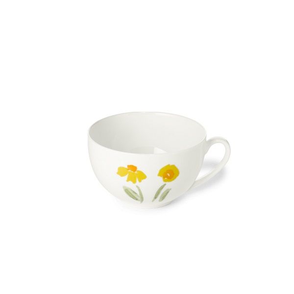 DIBBERN - Impression Yellow Flower Class - Koffie/Theekop rond 0,25l