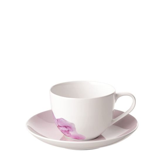 VILLEROY & BOCH - Rose Garden - Schotel voor koffiekop Pink