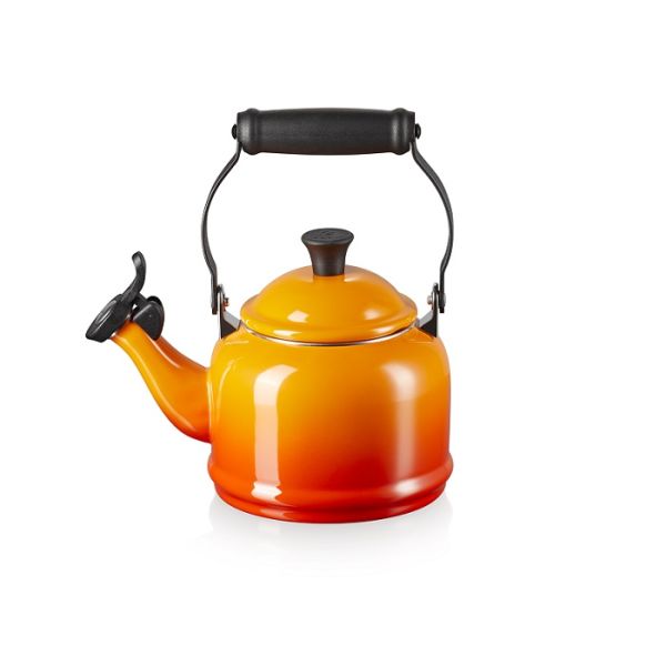 LE CREUSET - Demi - Fluitketel 1,10l Oranjerood