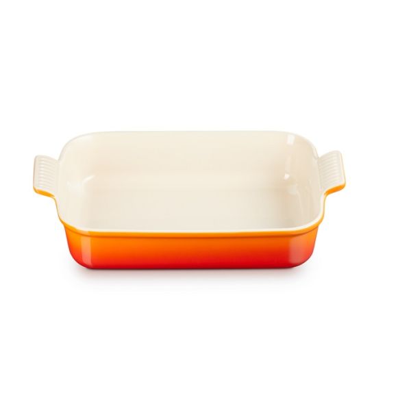LE CREUSET - Aardewerk - Ovenschaal 32cm 3,10l Oranjerood