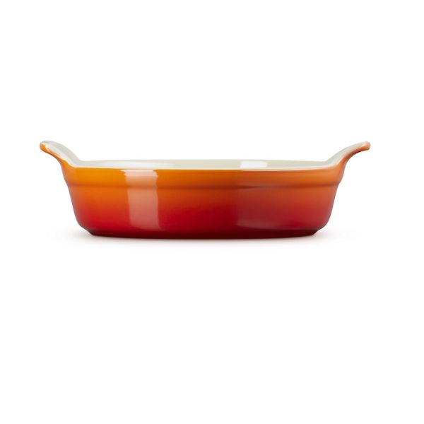 LE CREUSET - Aardewerk - Ovenschaal 24cm oranje