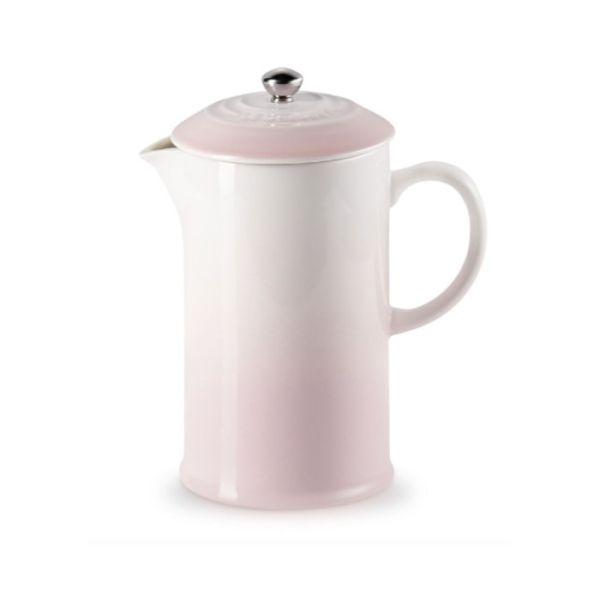 LE CREUSET Koffiepot met pers 0,80l Shell Pink