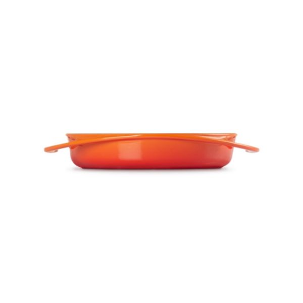 LE CREUSET - Gietijzer - Tarte tatinvorm 28cm Oranjerood