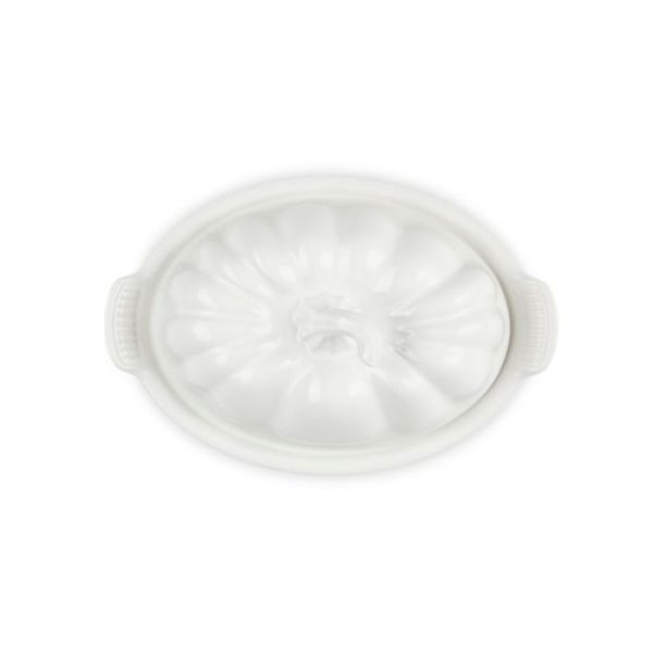 LE CREUSET - Halloween - Botervloot Pompoen 15x10cm Wit