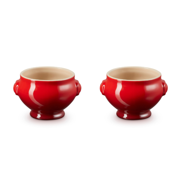 LE CREUSET - Heritage - Soepkom 0,60l Kersenrood