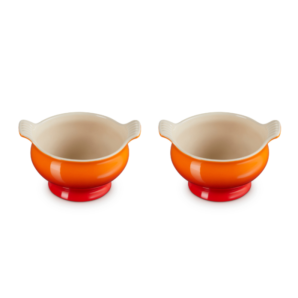 LE CREUSET - Heritage - Soepkom 0,60l Oranjerood
