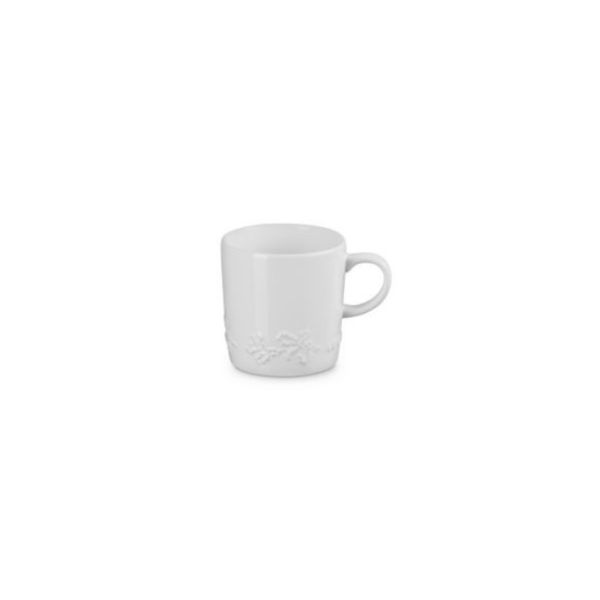 LE CREUSET - Holly Collection - Koffiebeker 0,20l White