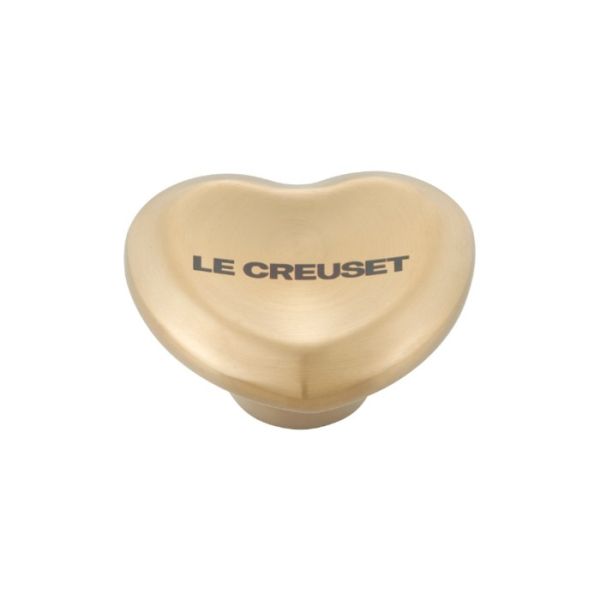 LE CREUSET - L' Amour - Knop RVS hart 4,7cm Goud