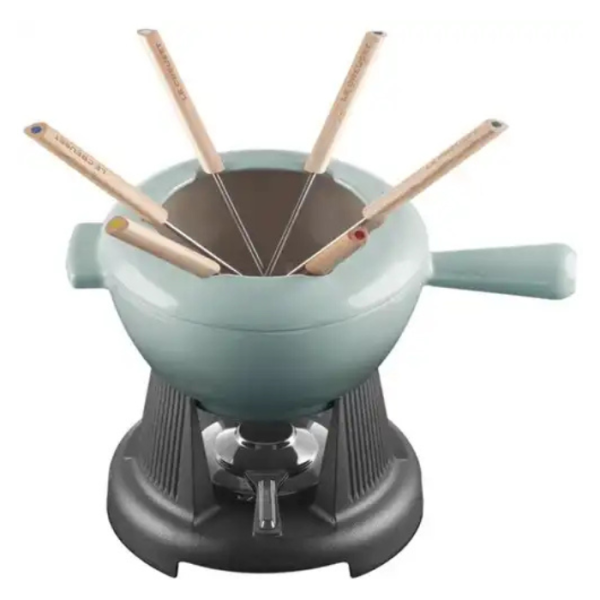 LE CREUSET - Mode - Fondueset Sea Salt