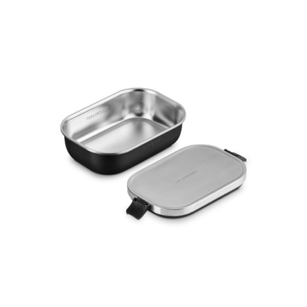 LE CREUSET - On The Go - Lunchbox Mat Zwart 21x15cm 0,90l