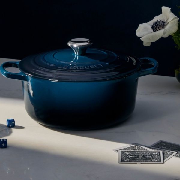 LE CREUSET - Signature - Braadpan rond 24cm 4,20l Nuit