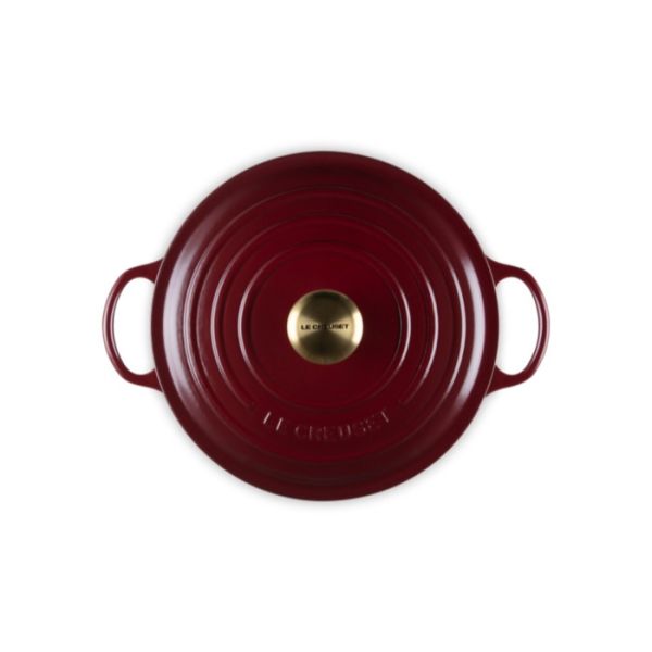 LE CREUSET - Signature - Marmite Braadpan 26cm 5,30l Garnet