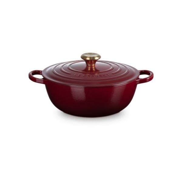 LE CREUSET - Signature - Marmite Braadpan 26cm 5,30l Garnet