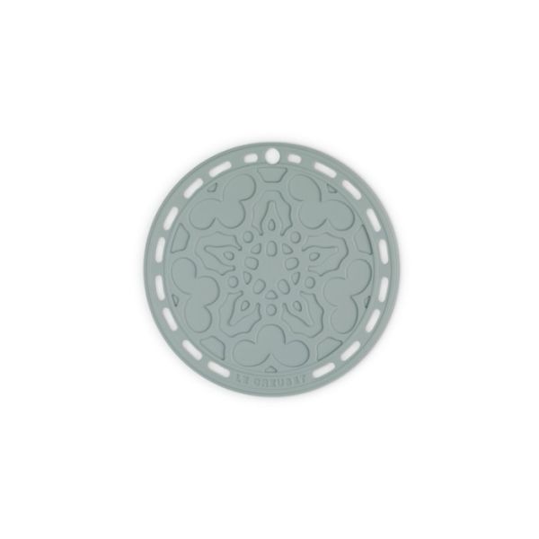 LE CREUSET - Siliconen - Onderzetter 20cm Sea Salt Bloem