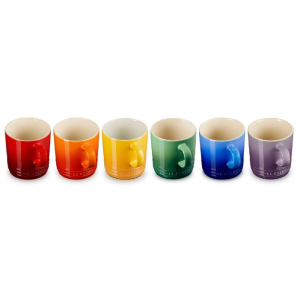LE CREUSET - Vancouver - Mok 0,35l New Rainbow 6-dlg