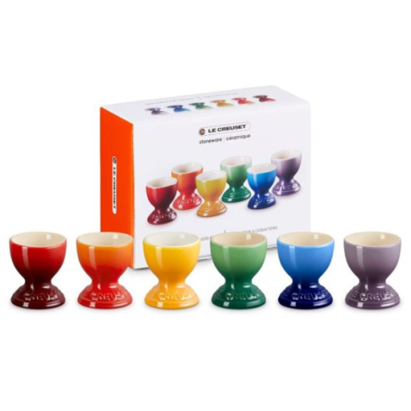 LE CREUSET - Vancouver - Eierdop New Rainbow 6-dlg