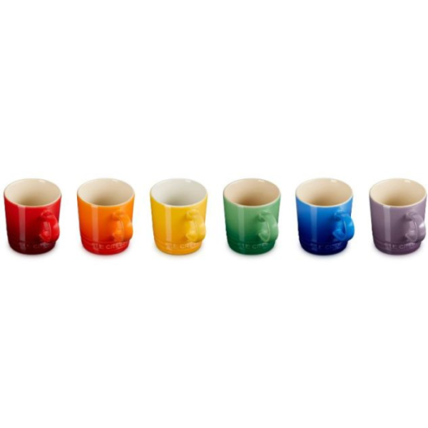 LE CREUSET - Vancouver - Espressobeker 0,10l New Rainbow  6-dlg
