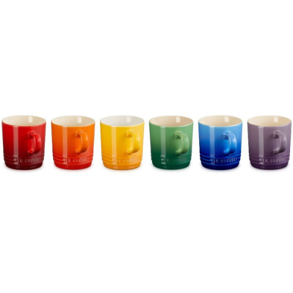 LE CREUSET - Vancouver - Koffiebeker 0,20l New Rainbow 6-dlg