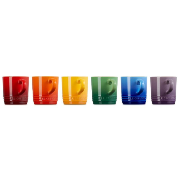 LE CREUSET - Vancouver - Koffiebeker 0,20l New Rainbow 6-dlg