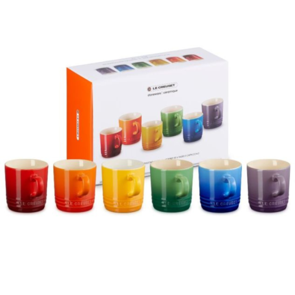 LE CREUSET - Vancouver - Koffiebeker 0,20l New Rainbow 6-dlg