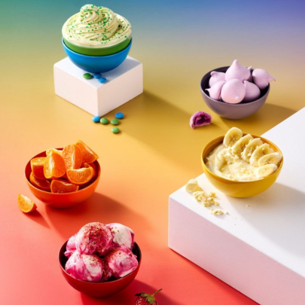 LE CREUSET - Vancouver - Snackschaaltjes 12cm 0,33l New Rainbow 6-dlg