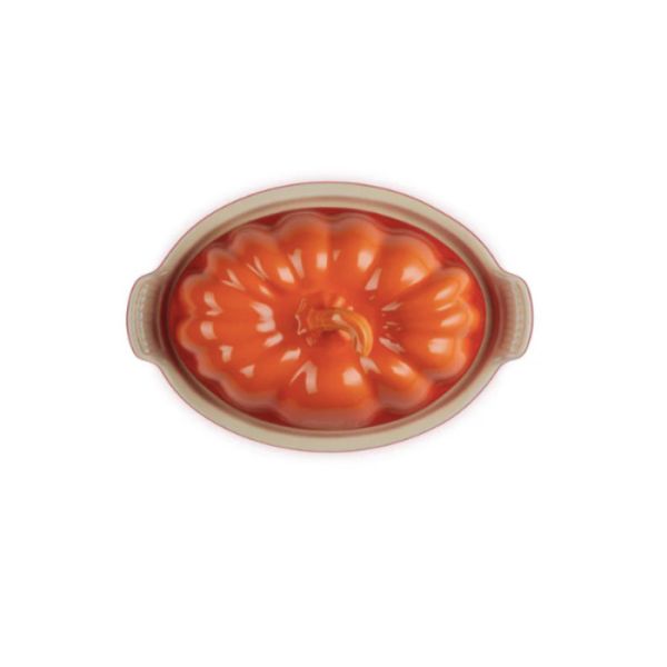 LE CREUSET - Halloween - Botervloot Pompoen 15x10cm Oranje