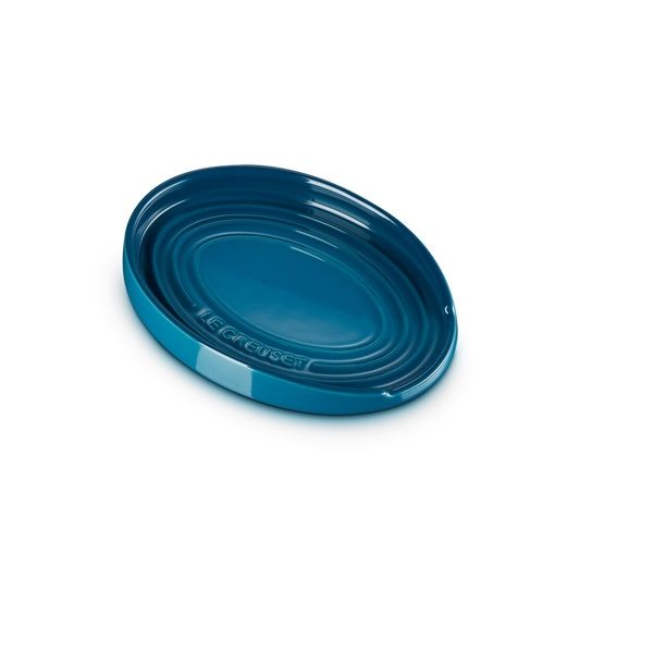 LE CREUSET - Aardewerk - Lepelhouder 15cm Deep Teal