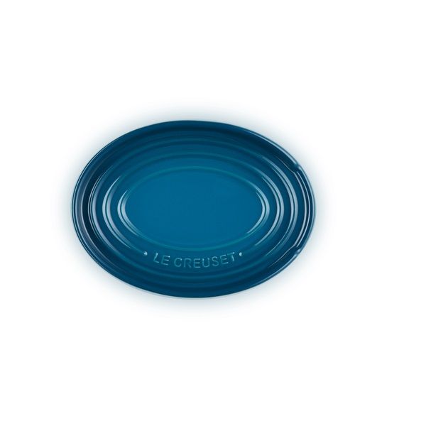 LE CREUSET - Aardewerk - Lepelhouder 15cm Deep Teal