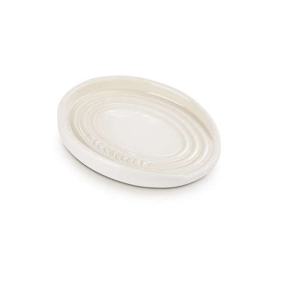 LE CREUSET - Aardewerk - Lepelhouder 15cm Meringue
