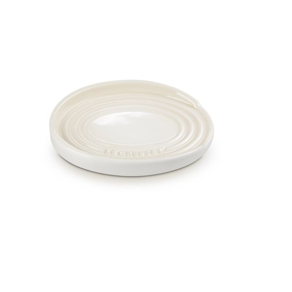 LE CREUSET - Aardewerk - Lepelhouder 15cm Meringue