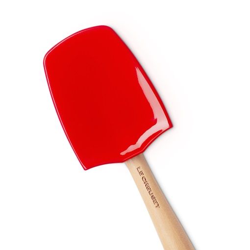 LE CREUSET - Siliconen - Lepelspatel groot Premium Kersenrood