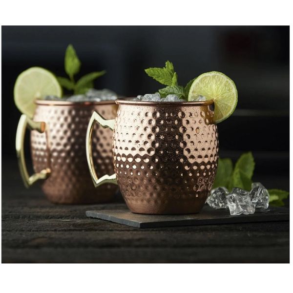 Lyngby - Bar & Cocktail - Moscow Mule Mug 0,55l S/2 gehamerd