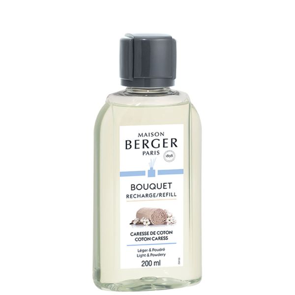 LAMPE BERGER - Parfum Berger - Navulling 0,20l Caresse de Coton