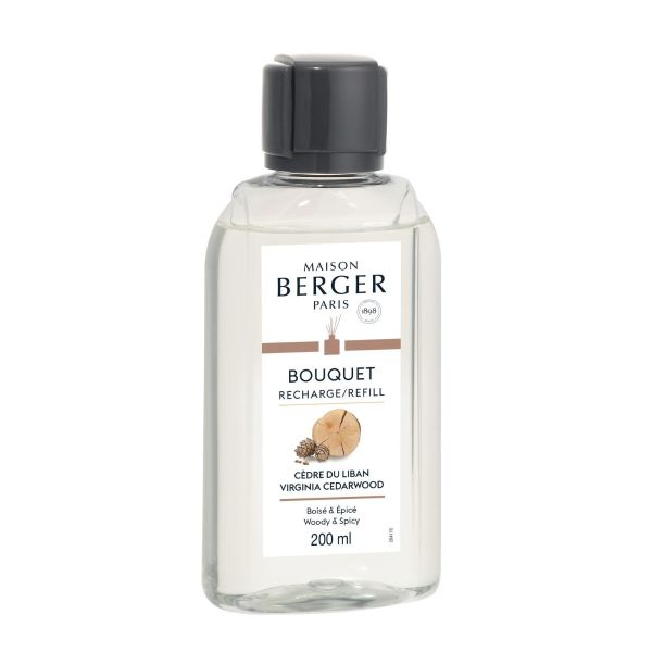 LAMPE BERGER - Parfum Berger - Navulling 0,20l Virginia Cedarwood