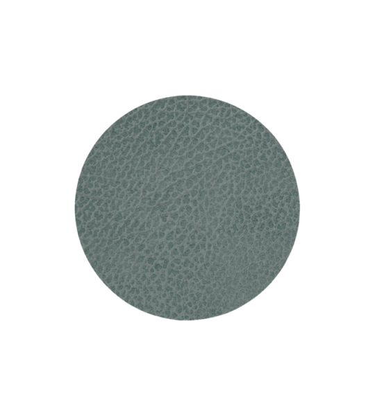 LIND DNA - Glass Mat Circle - Onderzetter 10cm Hippo Pastel Green