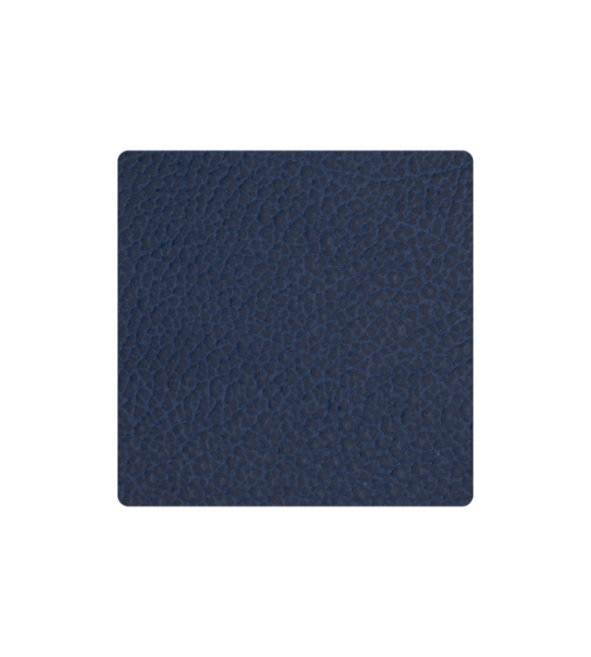LIND DNA - Glass Mat Square - Onderzetter 10cm Hippo Navy Blue