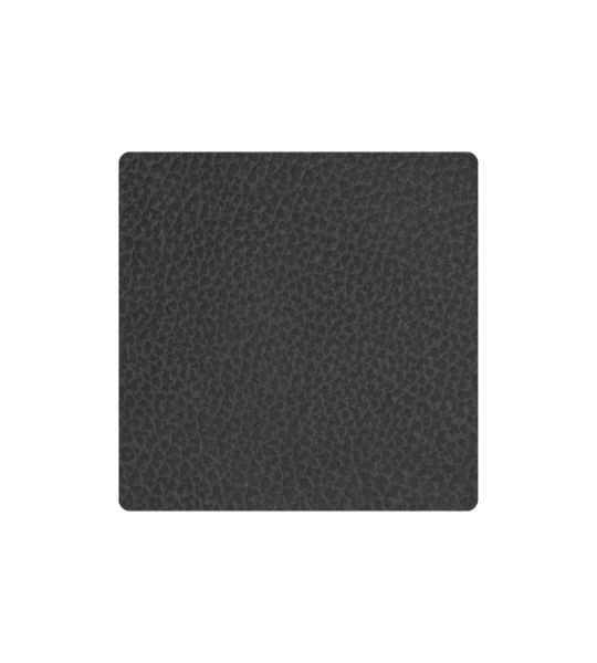 LIND DNA - Glass Mat Square - Onderzetter 10cm Hippo Black-Anthra