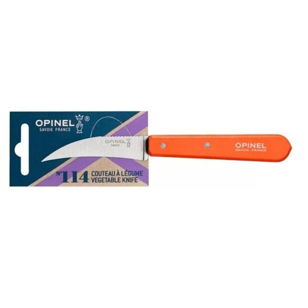 OPINEL - N.114 - Schilmes 7cm gebogen Tangerine