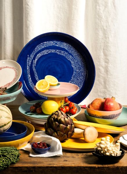 SERAX - Feast by Ottolenghi - Ontbijtbord M 22cm Lapis Lazuli Swirl-S