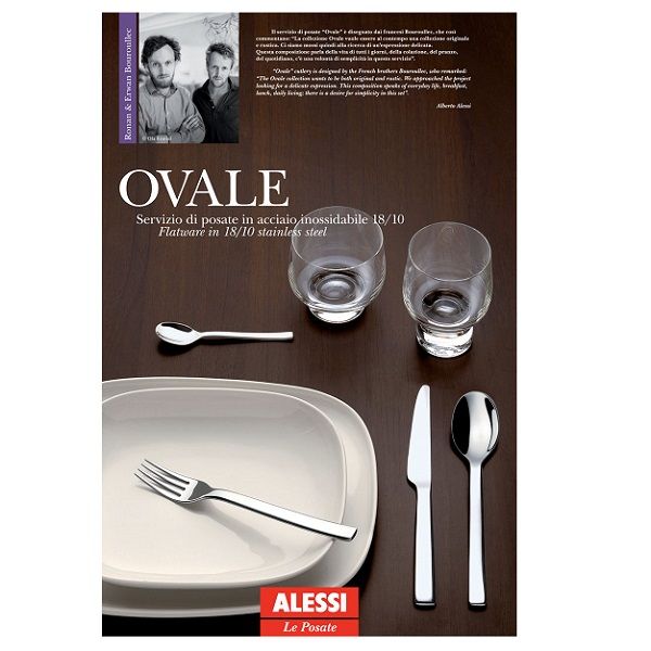 ALESSI - Ovale - Bestekset 6 persoons 24-dlg