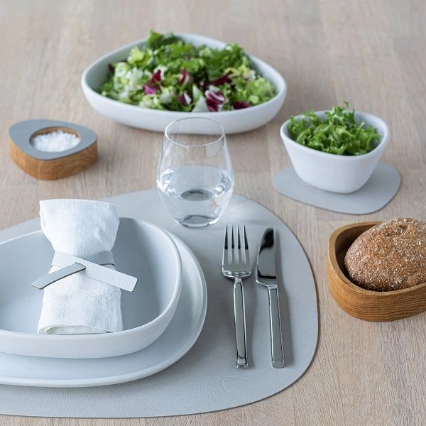 LIND DNA - Dinner Mat Curve - Placemat 37x44cm Nupo Oyster White