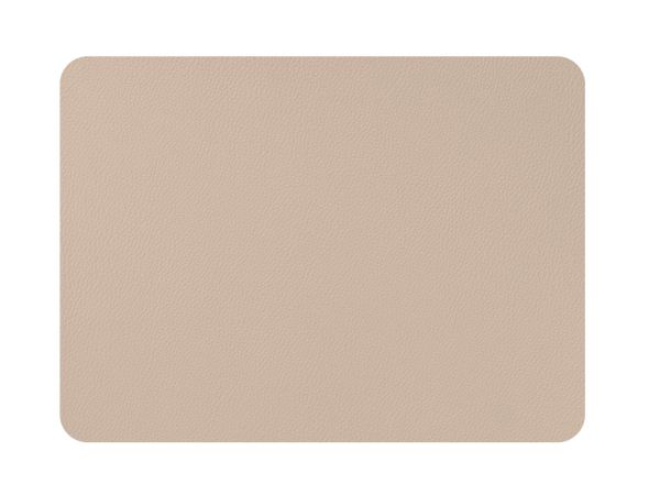 MESAPIU - Placemats - Placemat Taupe leer 45x33cm