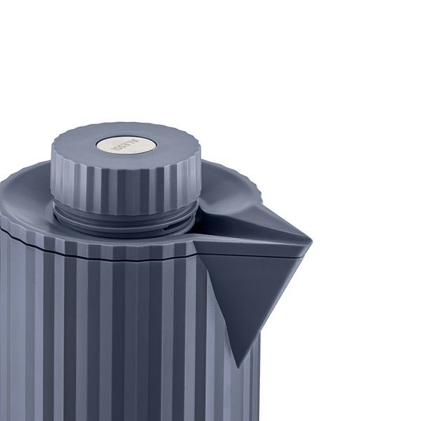 Alessi - Plisse - Thermoskan 1,00l grijs h32cm