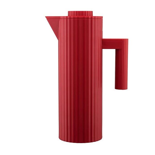 Alessi - Plisse - Thermoskan 1,00l rood h32cm