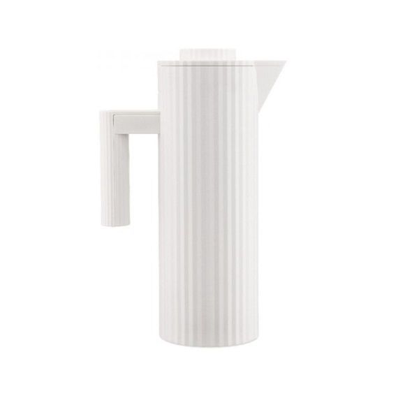 ALESSI - Plisse - Thermoskan 1,00l wit h32cm