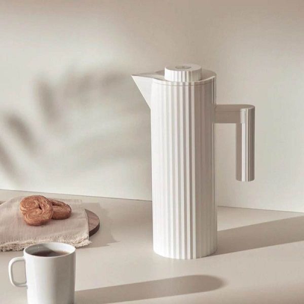 ALESSI - Plisse - Thermoskan 1,00l wit h32cm