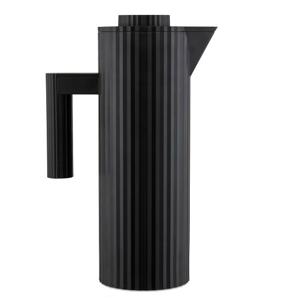 Alessi - Plisse - Thermoskan 1,00l zwart h32cm